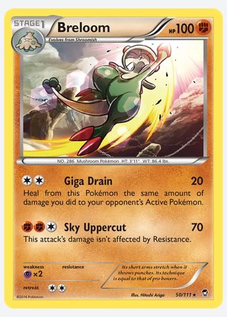 Breloom — catalogusbeeld