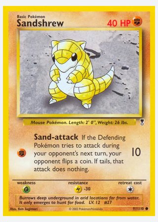 Sandshrew — catalogusbeeld