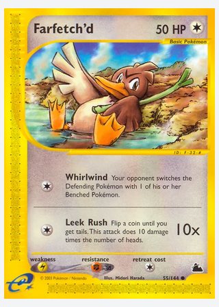Farfetch'd — catalogusbeeld