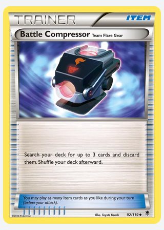 Battle Compressor Team Flare Gear — catalogusbeeld