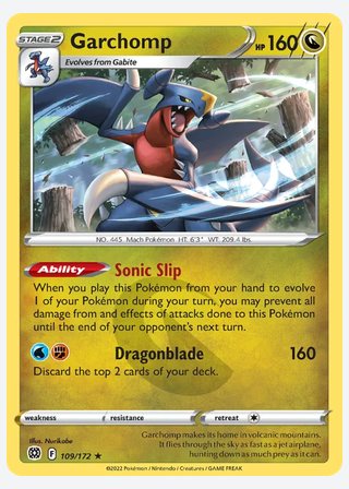 Garchomp — catalogusbeeld