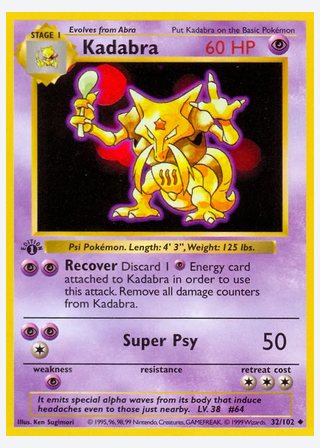 Kadabra — catalogusbeeld