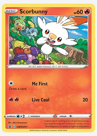 Scorbunny — catalogusbeeld
