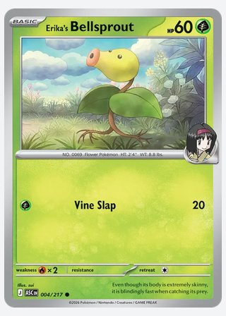 Erika's Bellsprout — catalogusbeeld