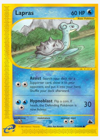 Lapras — catalogusbeeld