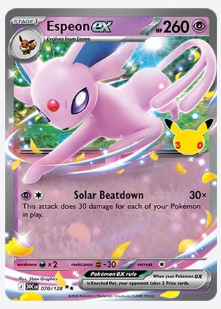 Espeon ex — catalogusbeeld