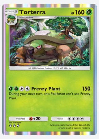 Torterra — catalogusbeeld