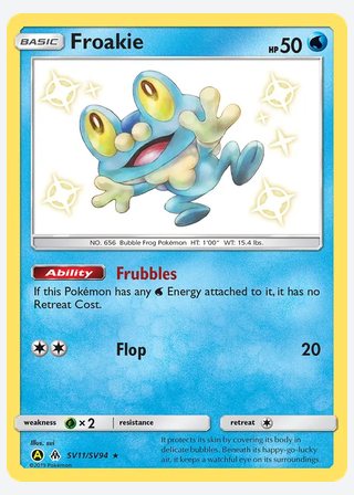 Froakie — catalogusbeeld