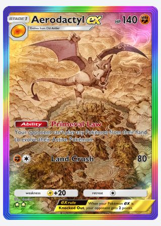 Aerodactyl ex — catalogusbeeld