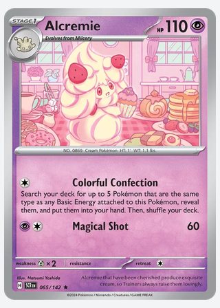 Alcremie — catalogusbeeld