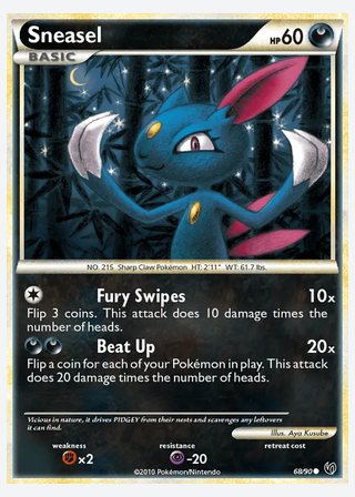 Sneasel — catalogusbeeld