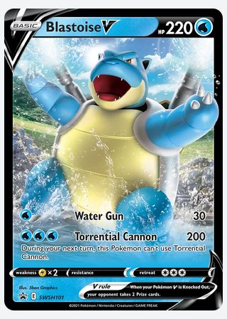 Blastoise V — catalogusbeeld