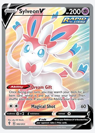 Sylveon V — catalogusbeeld