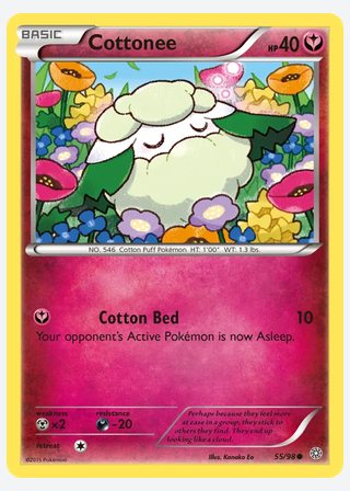 Cottonee — catalogusbeeld