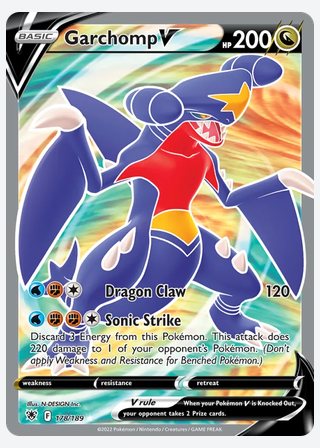 Garchomp V — catalogusbeeld
