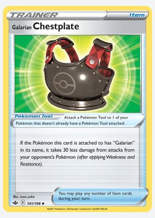 Galarian Chestplate — catalogusbeeld