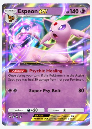 Espeon ex — catalogusbeeld