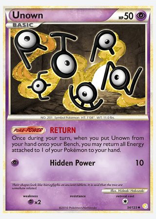 Unown — catalogusbeeld