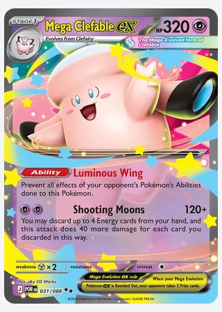 Mega Clefable ex — catalogusbeeld