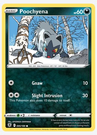 Poochyena — catalogusbeeld