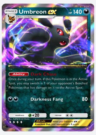 Umbreon ex — catalogusbeeld