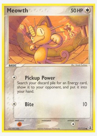 Meowth — catalogusbeeld