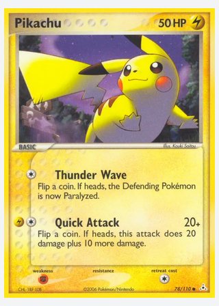 Pikachu — catalogusbeeld