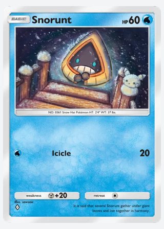 Snorunt — catalogusbeeld