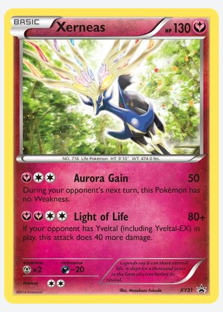 Xerneas — catalogusbeeld