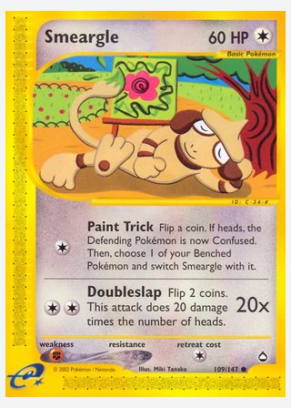 Smeargle — catalogusbeeld