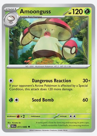Amoonguss — catalogusbeeld