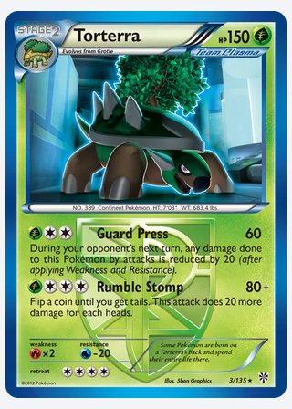 Torterra — catalogusbeeld