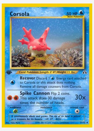 Corsola — catalogusbeeld