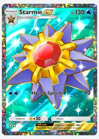 Starmie ex — catalogusbeeld