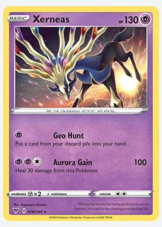 Xerneas — catalogusbeeld