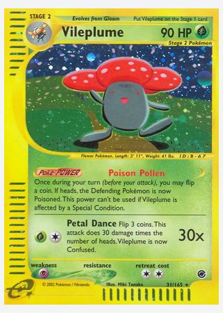 Vileplume — catalogusbeeld