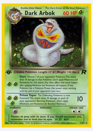 Dark Arbok — catalogusbeeld