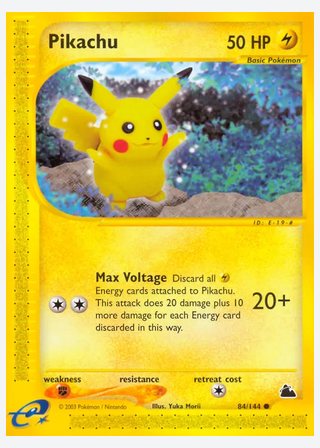 Pikachu — catalogusbeeld