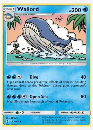 Wailord — catalogusbeeld