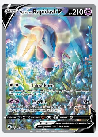 Galarian Rapidash V — catalogusbeeld
