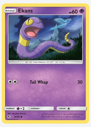 Ekans — catalogusbeeld