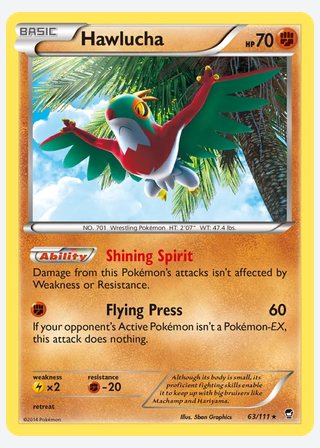 Hawlucha — catalogusbeeld