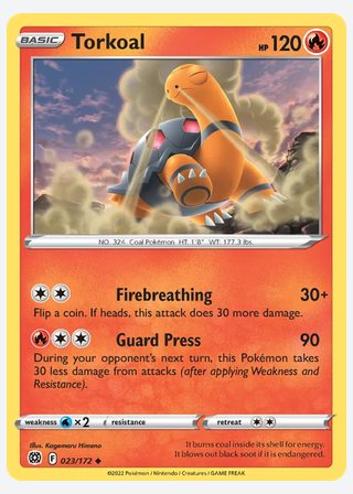 Torkoal — catalogusbeeld