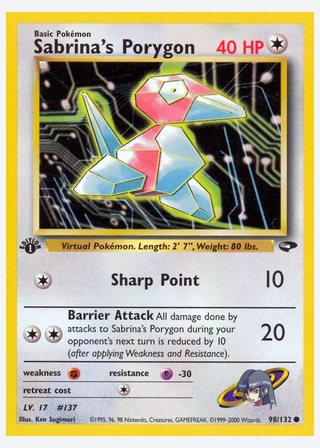 Sabrina's Porygon — catalogusbeeld