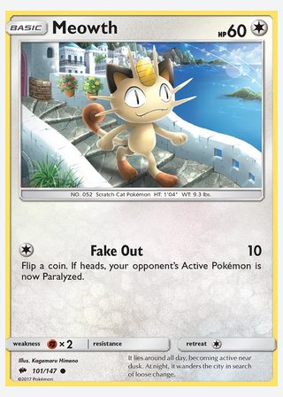 Meowth — catalogusbeeld