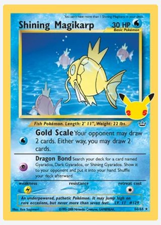 Shining Magikarp — catalogusbeeld