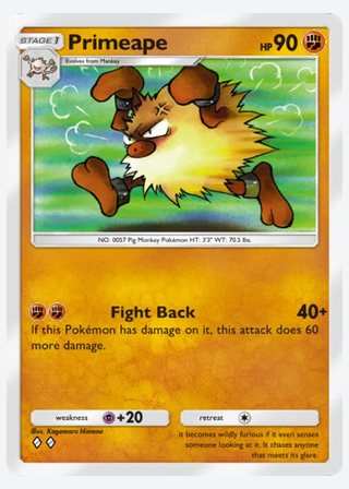 Primeape — catalogusbeeld