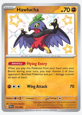 Hawlucha — catalogusbeeld