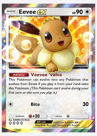 Eevee ex — catalogusbeeld
