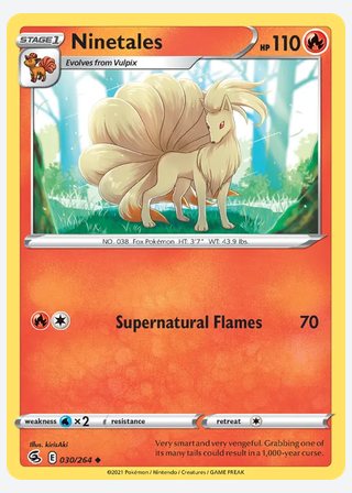 Ninetales — catalogusbeeld